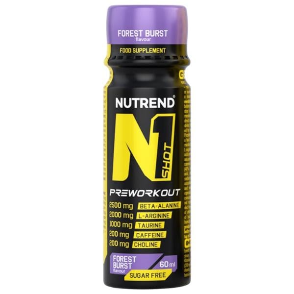 Комплекс для тренировки Nutrend N1 Preworkout Shot 60 мл Forest Burst (000025966)
