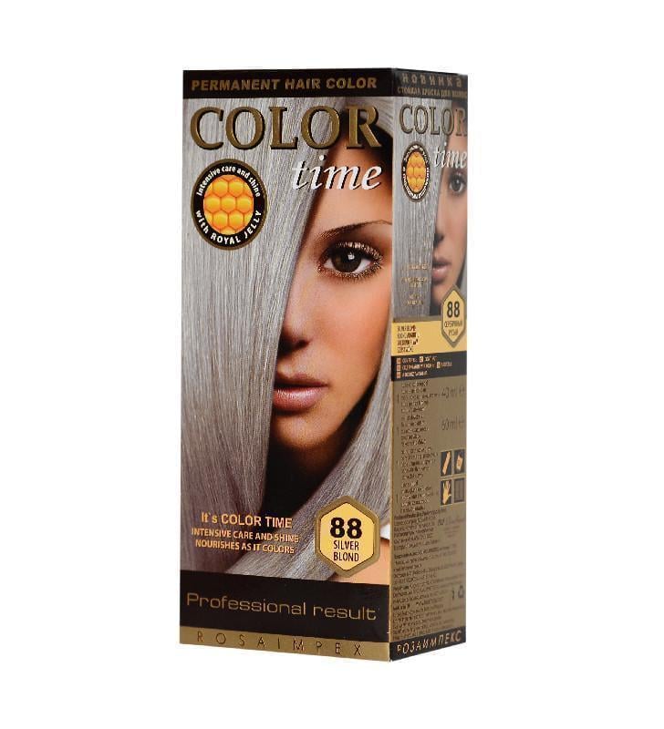 Краска для волос Color Time Серебряно русый С.88