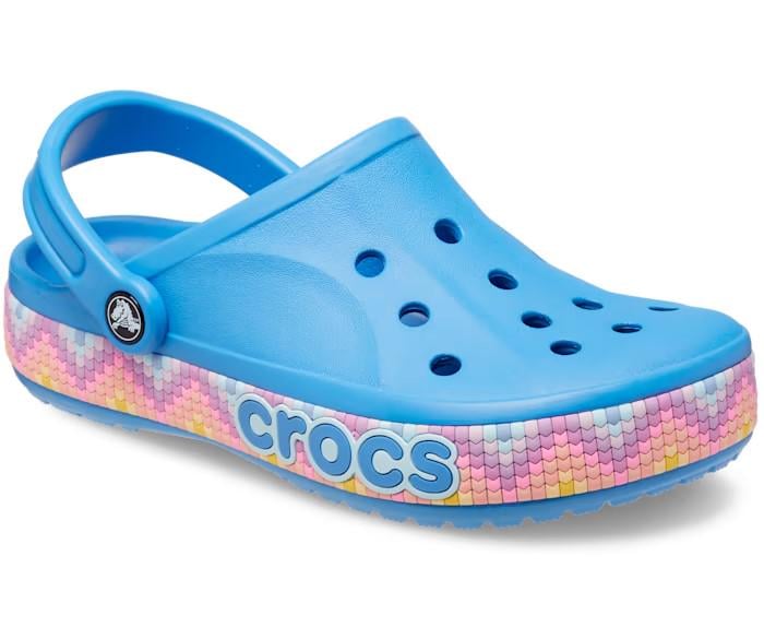 Сабо Crocs Bayaband Chevron р. W9/EUR 39-40 Powder Blue/Multicolor  (9381538) - фото 5