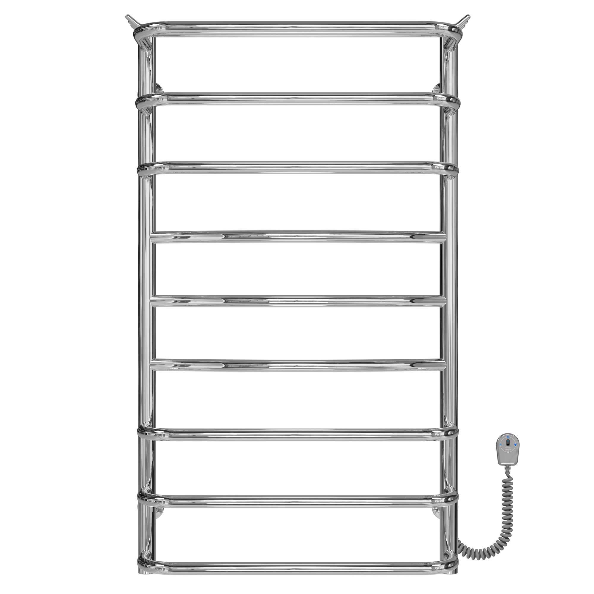 Полотенцесушитель электрический Deffi Юность П9 EF16 правое подключение нержавеющая сталь 500х900 мм Хром (C.YU.90.50.9.ECR5)