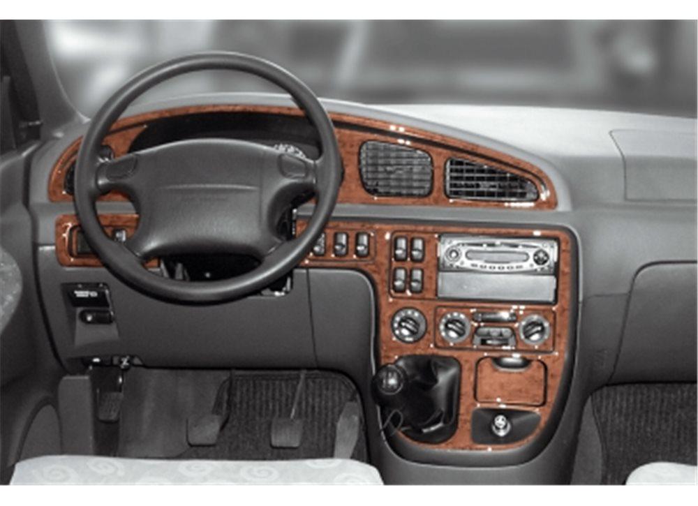 Накладки на панель Meric для Kia Carnival 2002-2013 гг. пластик