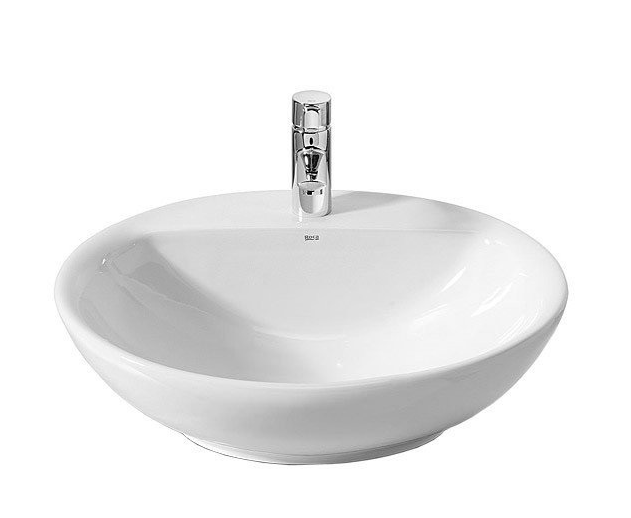 Умывальник Roca Fontana 60 327877000 с гофром BONOMINI 80см для подключения сифонов d40 (9140CC80B0)