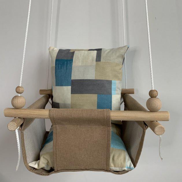 Детская качеля Infancy Геометрия Карамельный (5747968)