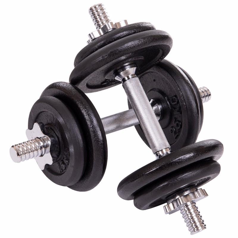 Гантели разборные стальные в кейсе TA-7230-20 10 кг Черный (56363267) - фото 3 Гантели разборные стальные в кейсе TA-7230-20 10 кг Черный (56363267) - фото 3