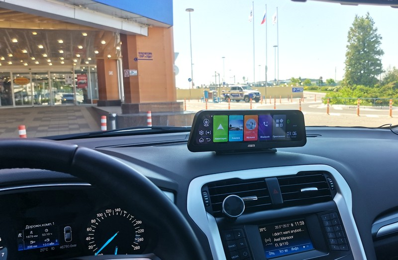 Відеореєстратор на 2 камери DVR Q98 4G Android 8.1 10" Wi-Fi/Bluetooth/GPS/система ADAS (eccee166) - фото 12