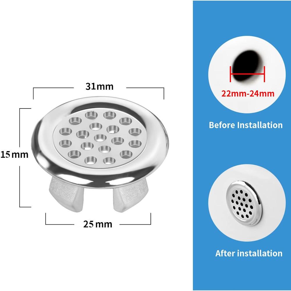 Накладка декоративна універсальна решітка на перелив 2 шт. Сріблястий (3000003809) - фото 9 Накладка декоративна універсальна решітка на перелив 2 шт. Сріблястий (3000003809) - фото 9