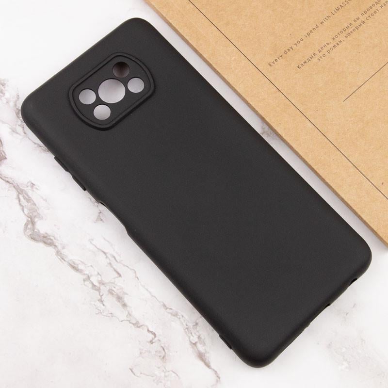 Протиударний чохол Silicone Cover Lakshmi Full Camera (AA) для Xiaomi Poco X3 NFC / Poco X3 Pro Чорний / Black - фото 4