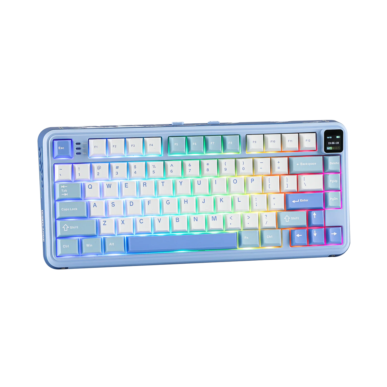 Клавиатура беспроводная MechLands Vibe75 V2 Blue/White (2000191) - фото 2 Клавиатура беспроводная MechLands Vibe75 V2 Blue/White (2000191) - фото 2