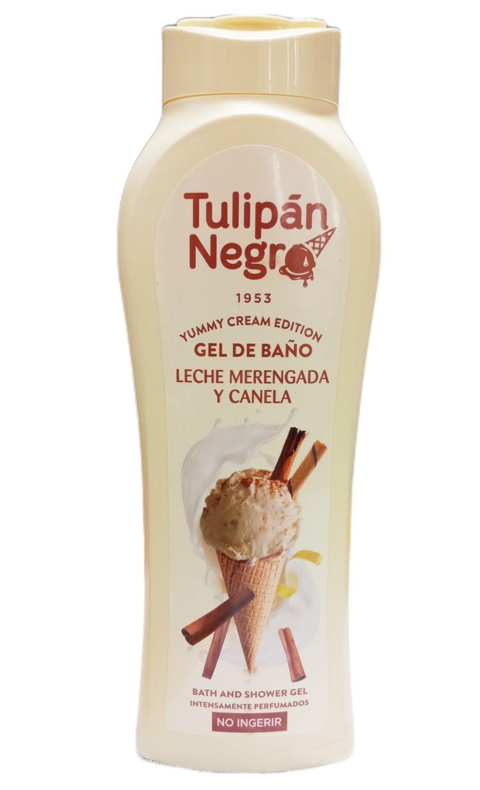 Гель для душу Tulipan Negro Молочное безе і кориця 650 мл (121866)