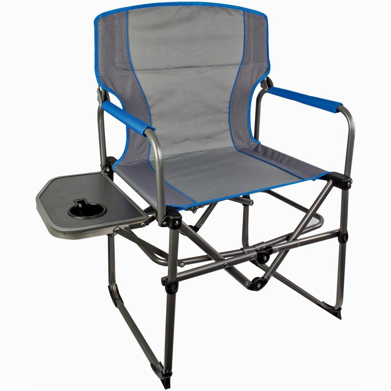 Стул туристический Highlander Compact Directors With Side Table Grey