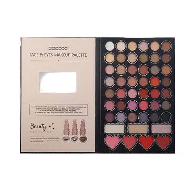 Детская косметика IG 3071/96/8 румяная/хайлайтеры/тени 42 цветов/зеркало/в коробке (25441402)