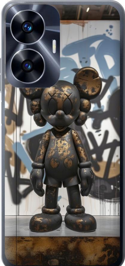 Чехол на Realme C55 Bronze kaws v2 (6098u-2992-42517)