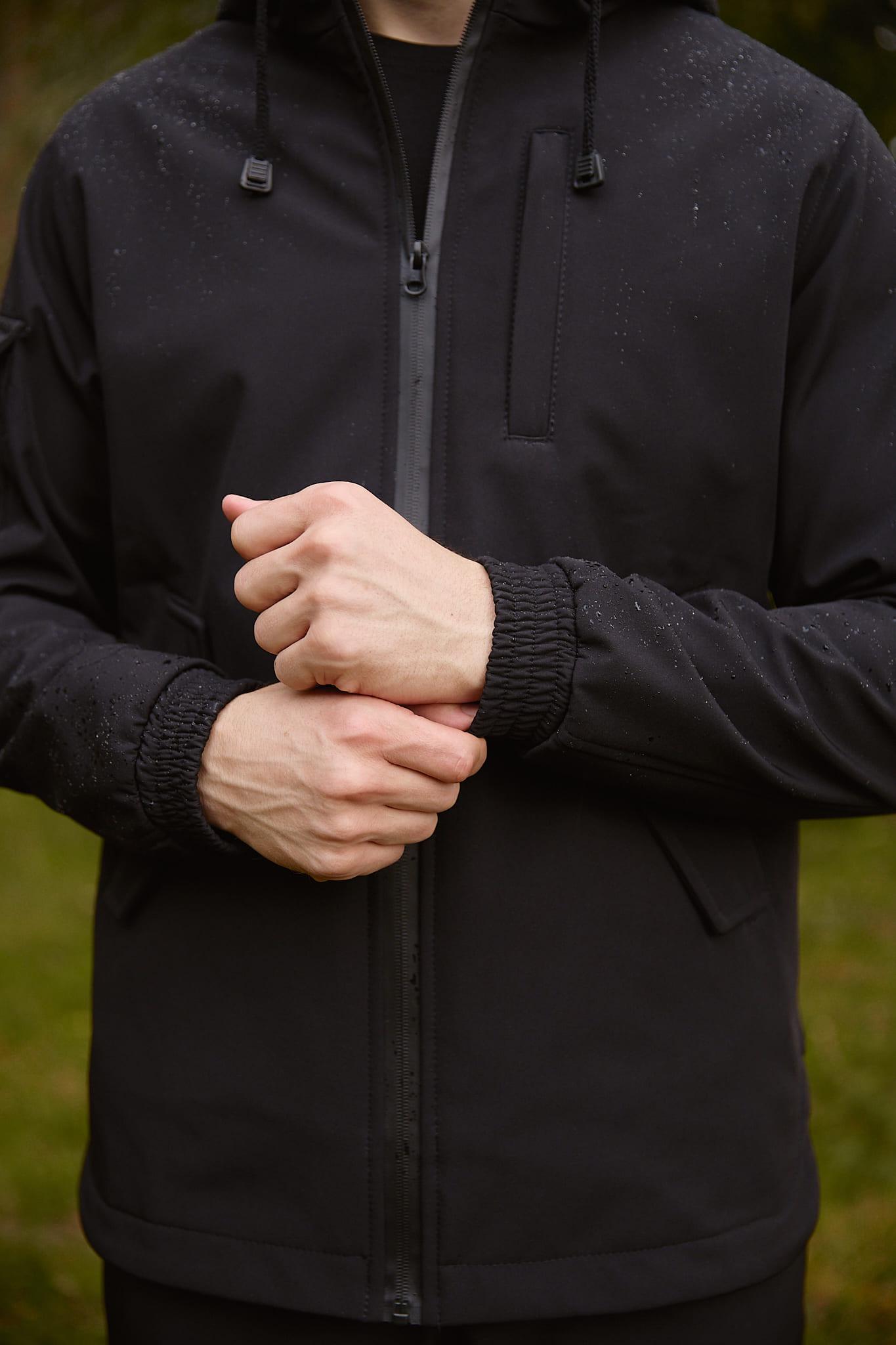 Куртка мужская Intruder softshell XL Черный - фото 4