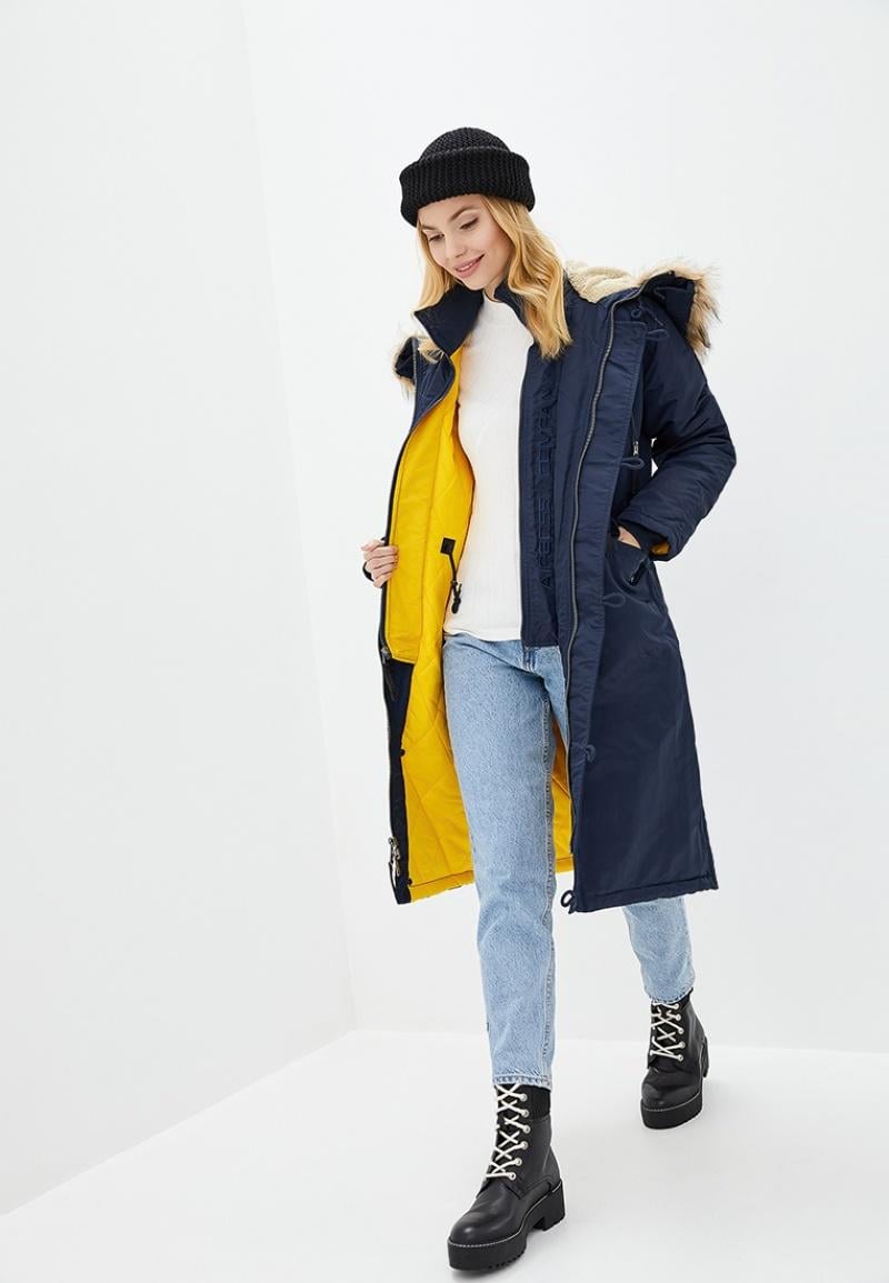 Куртка-парка жіноча Airboss N-7B Eileen FN XXS Синій (28897) - фото 5 Куртка-парка жіноча Airboss N-7B Eileen FN XXS Синій (28897) - фото 5