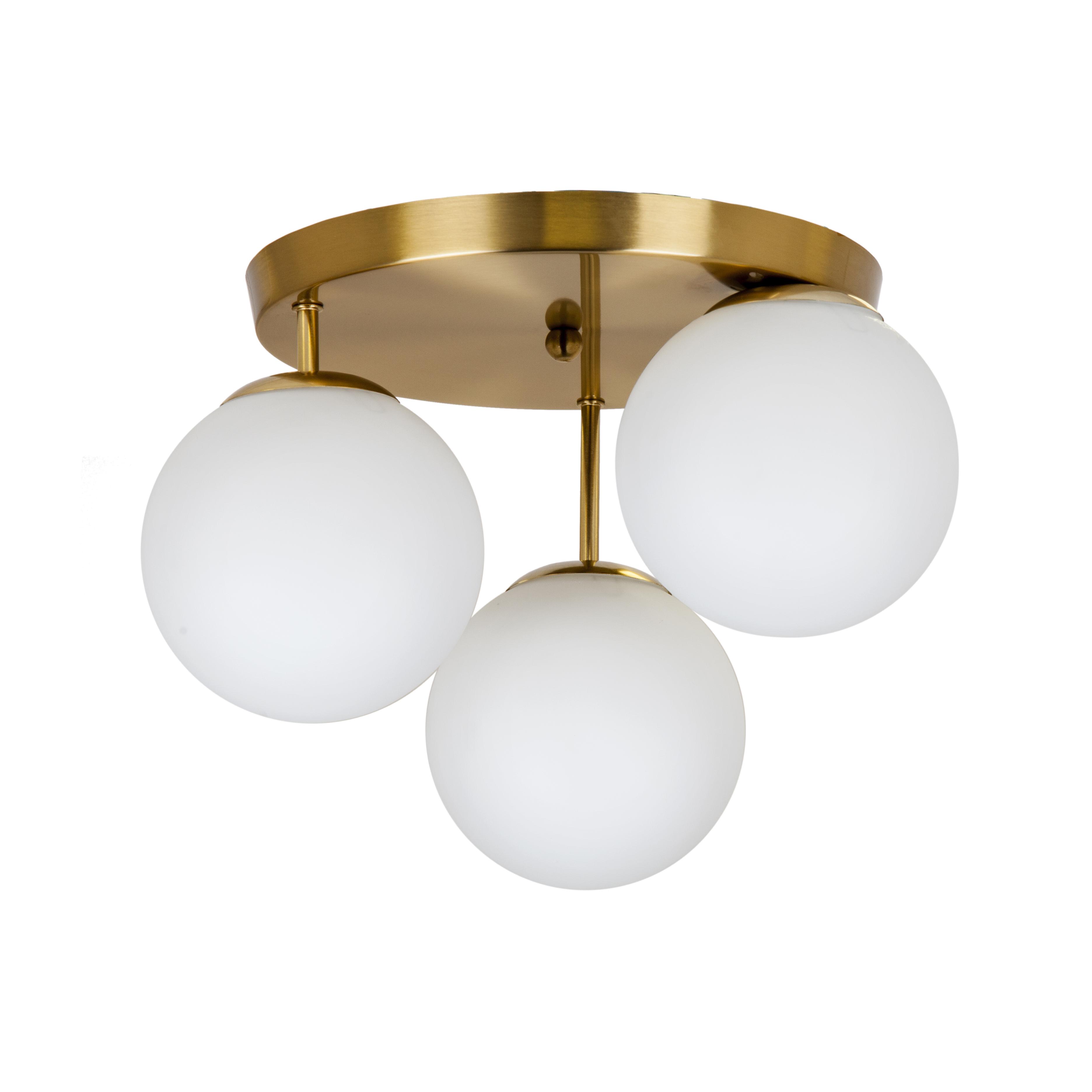 Люстра потолочная Lighthouse LS-19446-3 BRZ+WH 300 Бронзовый/Белый Люстра потолочная Lighthouse LS-19446-3 BRZ+WH 300 Бронзовый/Белый