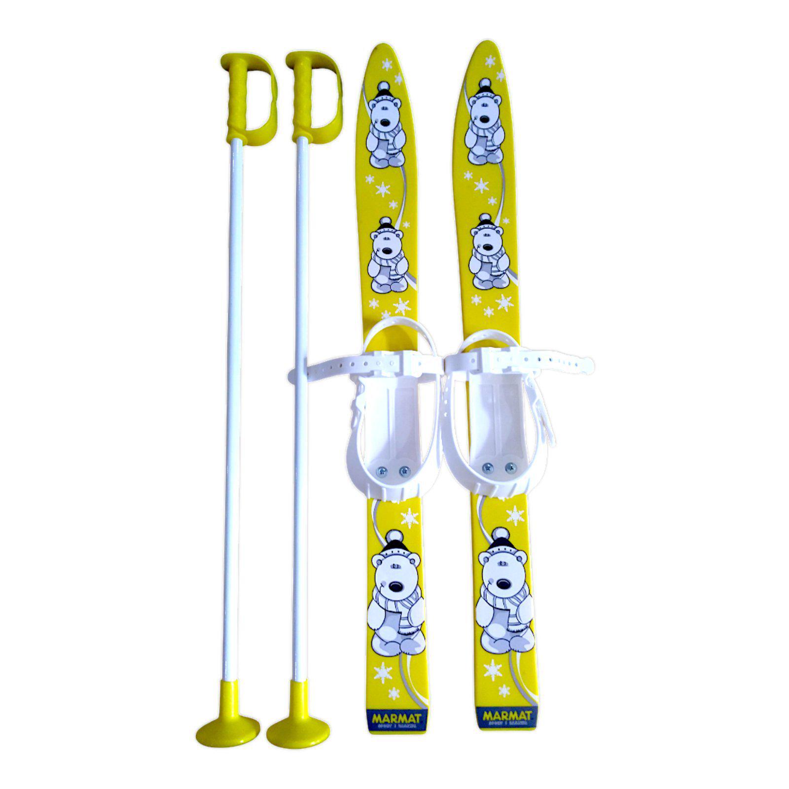 Набір лижний дитячий Marmat 70 см Жовтий (16827) - фото 1