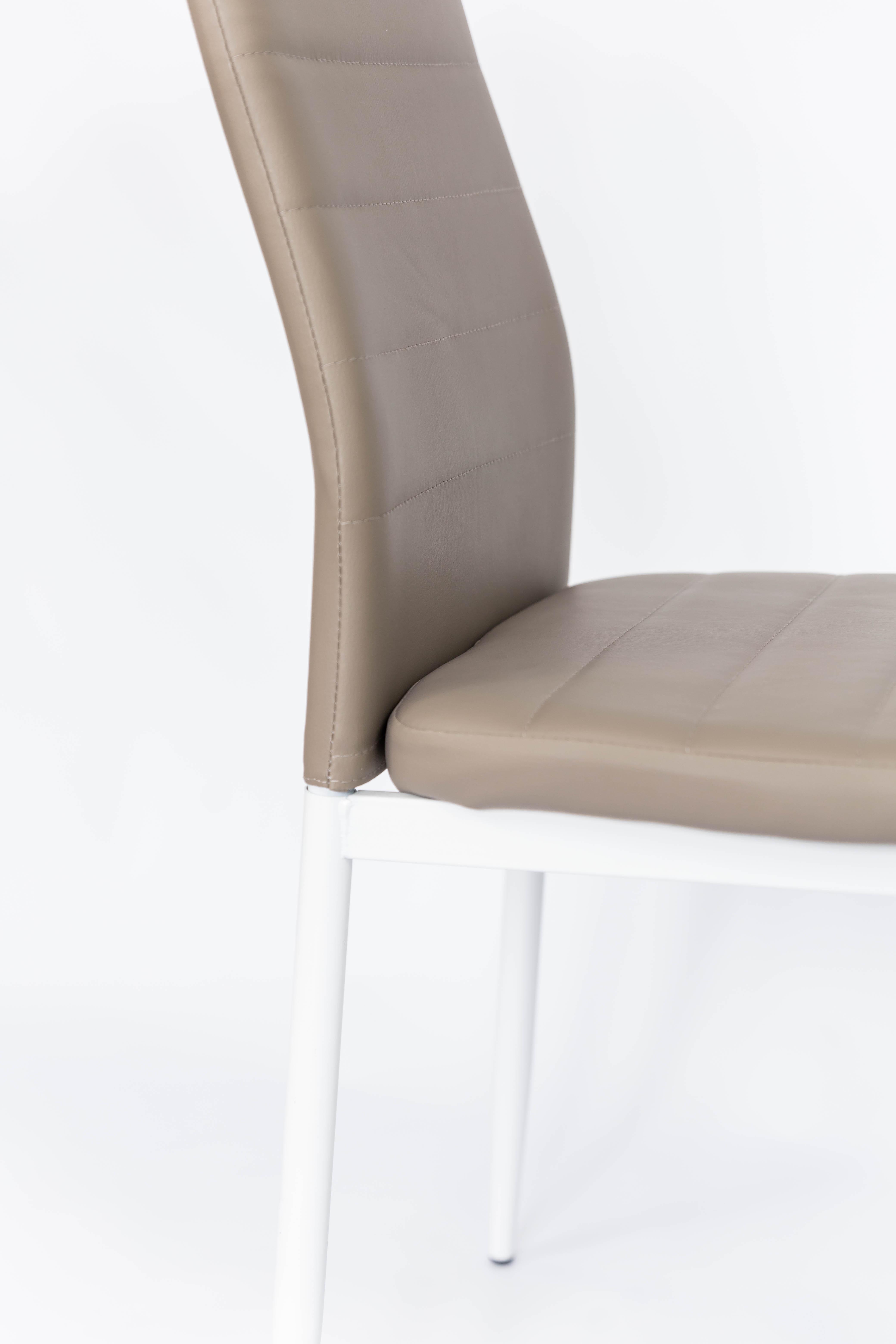 Стілець для кухні та вітальні ГРЕЙС Ріо 390х960х530 мм Білий/Сіро-бежевий (GAА0055072) - фото 7 Стілець для кухні та вітальні ГРЕЙС Ріо 390х960х530 мм Білий/Сіро-бежевий (GAА0055072) - фото 7