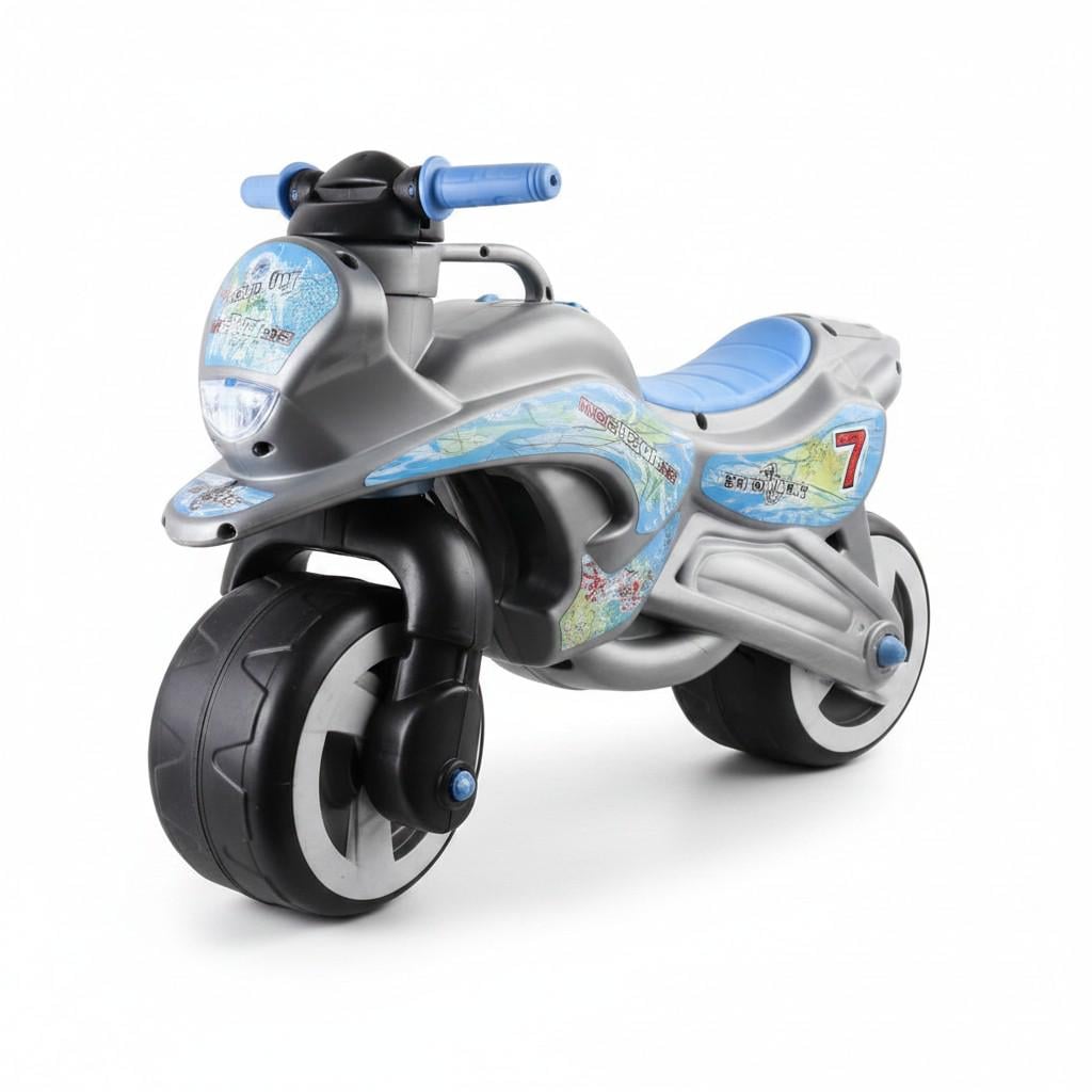 Мотоцикл-каталка дитячий Kinderway KW-11-006 Сірий