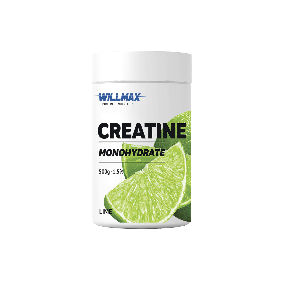 Креатин моногідрат Creatine Monohydrate Willmax Лайм 500 г (8113) - фото 1