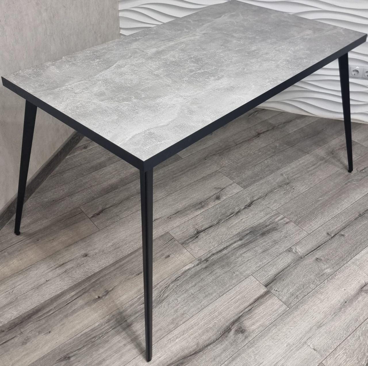 Стол Dinat stilo 1350х750х730 мм Индастриал/Черный