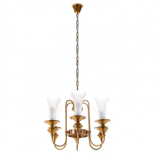 Люстра классическая Flora на 6 ламп Бронзовый (AT008/6)