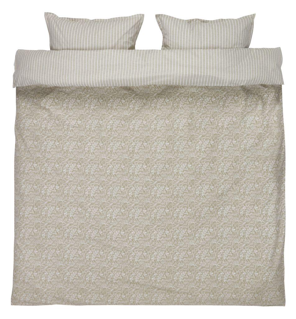 Комплект постельного белья пододеяльник 200х220 см наволочка 50х70 см 2 шт. Бежевый