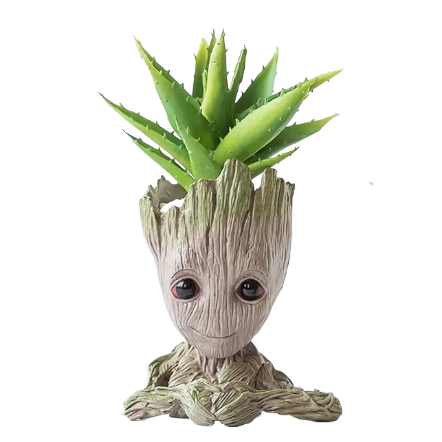 Горшок декоративный для комнатных цветов суккулентов и канцелярии грут 15 см