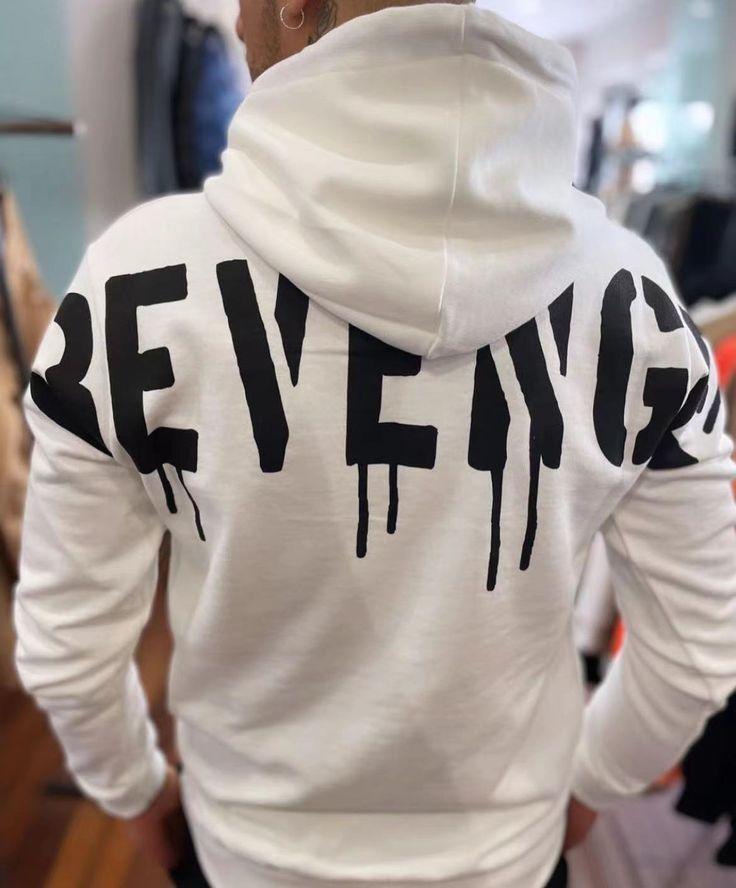 Худи мужское с принтом Pin-000-3019 S Белый (2702804579) Худи мужское с принтом Pin-000-3019 S Белый (2702804579)