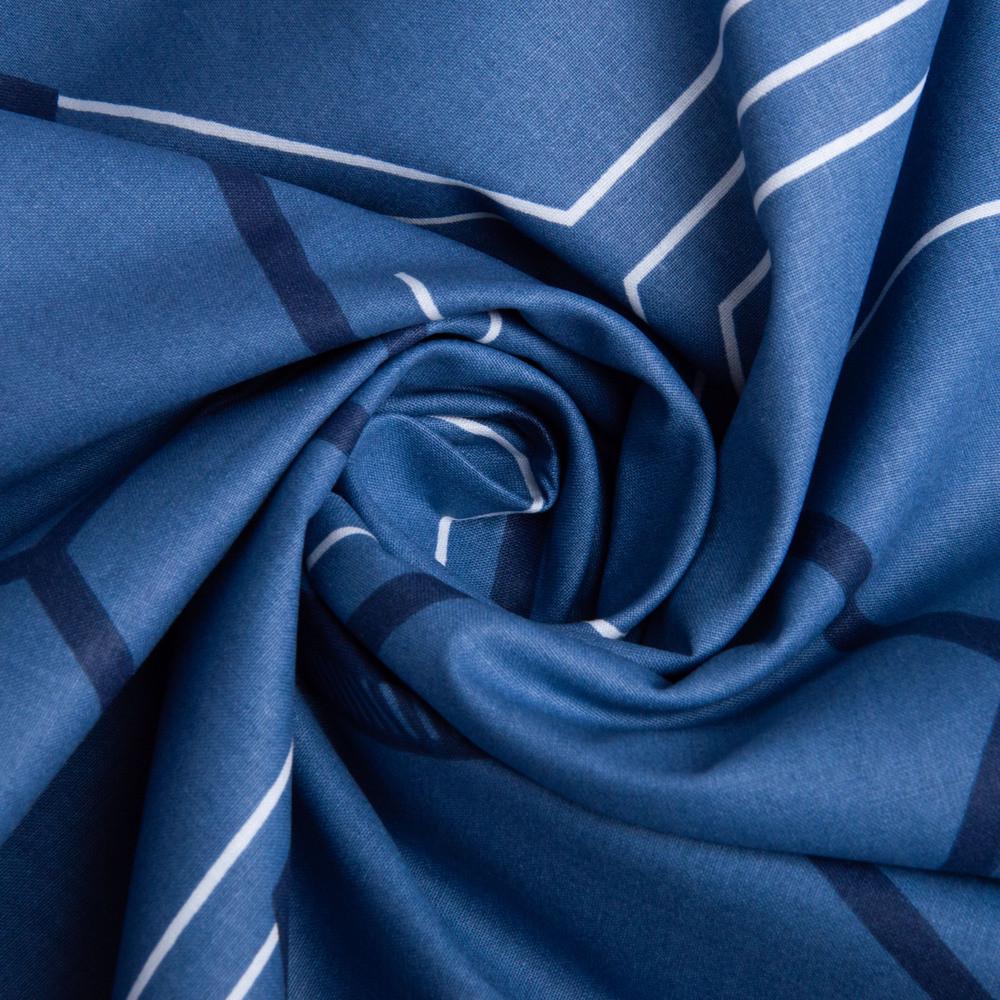 Тканина бязь ранфорс для постільної білизни 3.28816/34 2,4 м Графіті денім (2327372143)