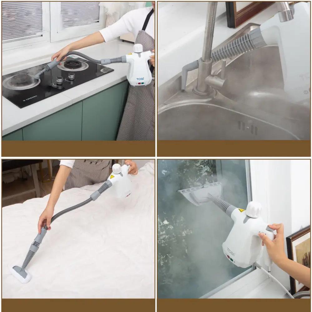 Пароочисник ручний Steam Cleaner 58 з набором змінних насадок 1000 Вт 9 - фото 6 Пароочисник ручний Steam Cleaner 58 з набором змінних насадок 1000 Вт 9 - фото 6