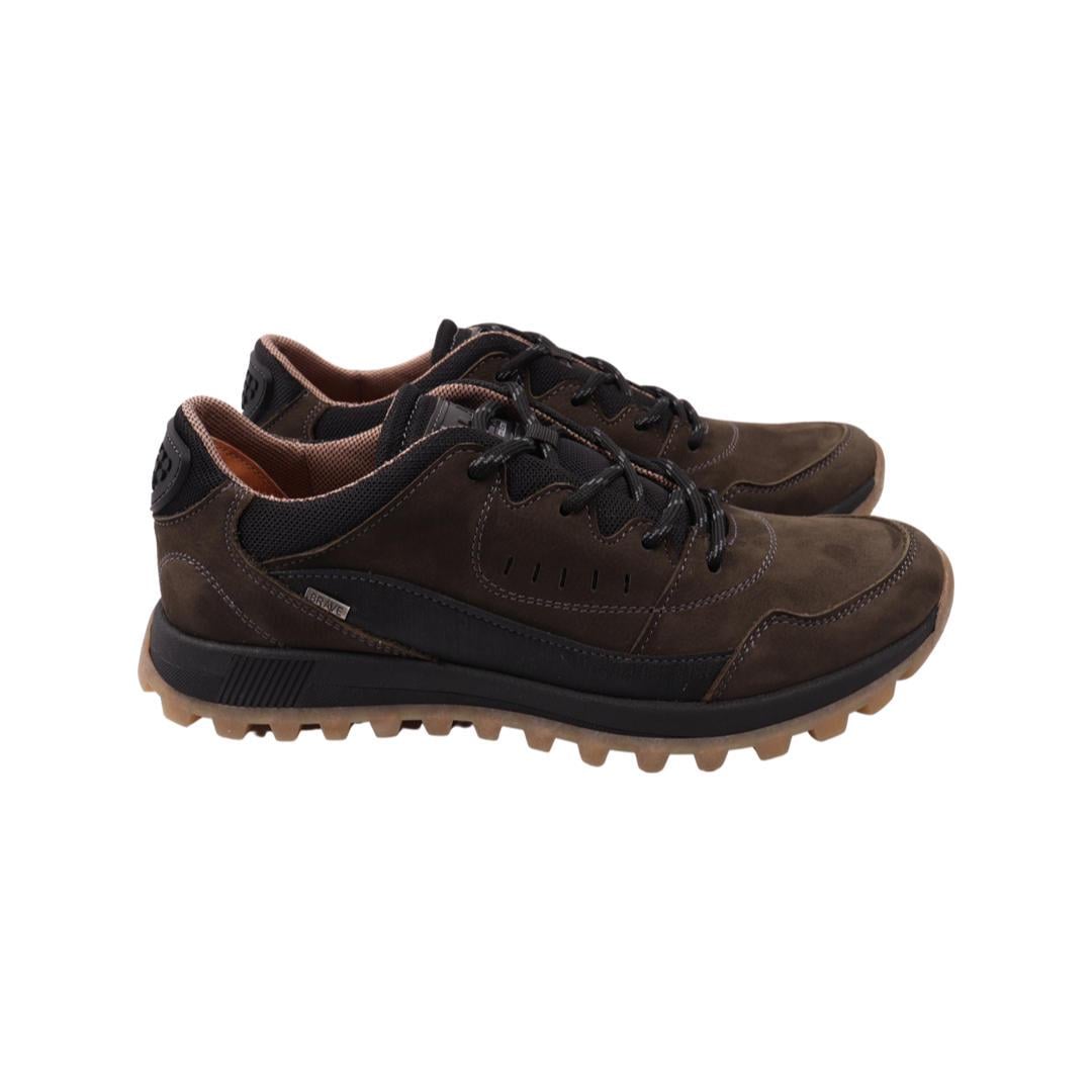 Кроссовки мужские Brave из нубука р. 42 Хаки (213-22DTS)