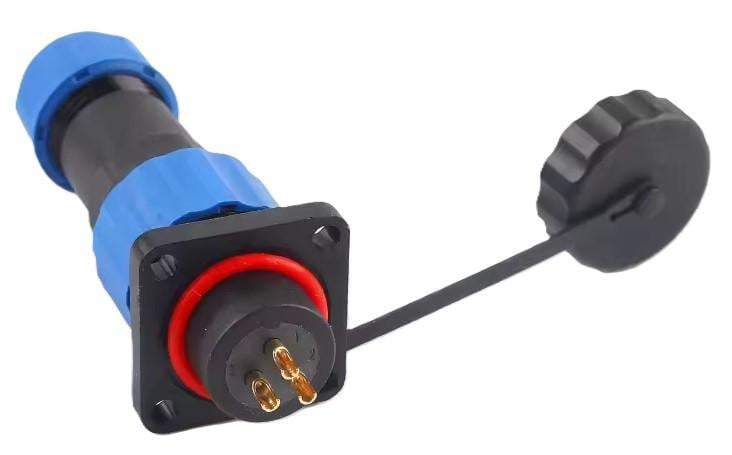 Разъем герметичный SP16 IP68 розетка/штекер на кабель SP16 3S-F-M 3pin 5 А (2735637989)