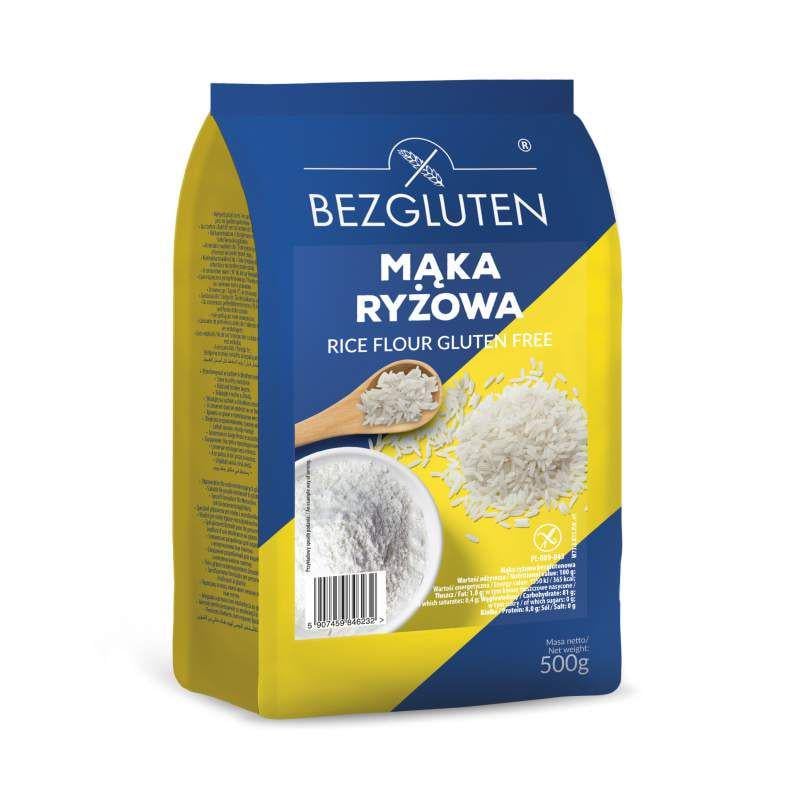 Мука без глютена Bezgluten рисовая 500 г