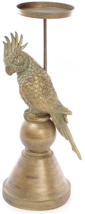Подсвечник декоративный Olamide Попугай 14,6х14х36,8 см
