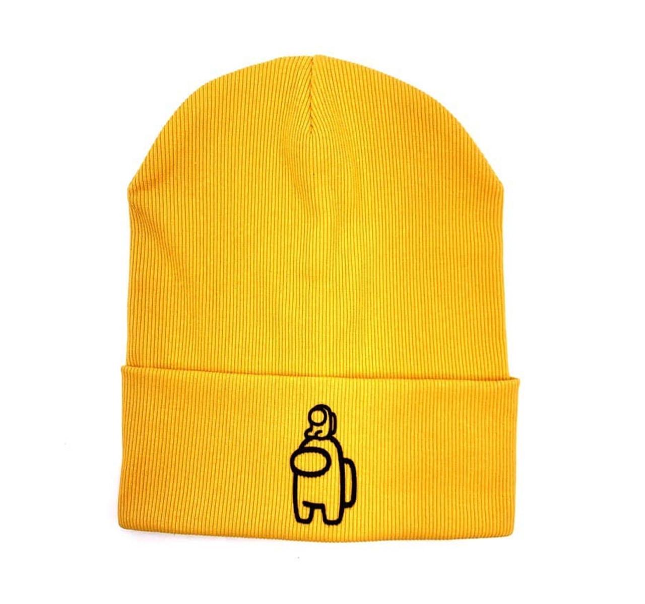 Шапка дитяча трикотажна Among Us Жовтий (Among-Y)