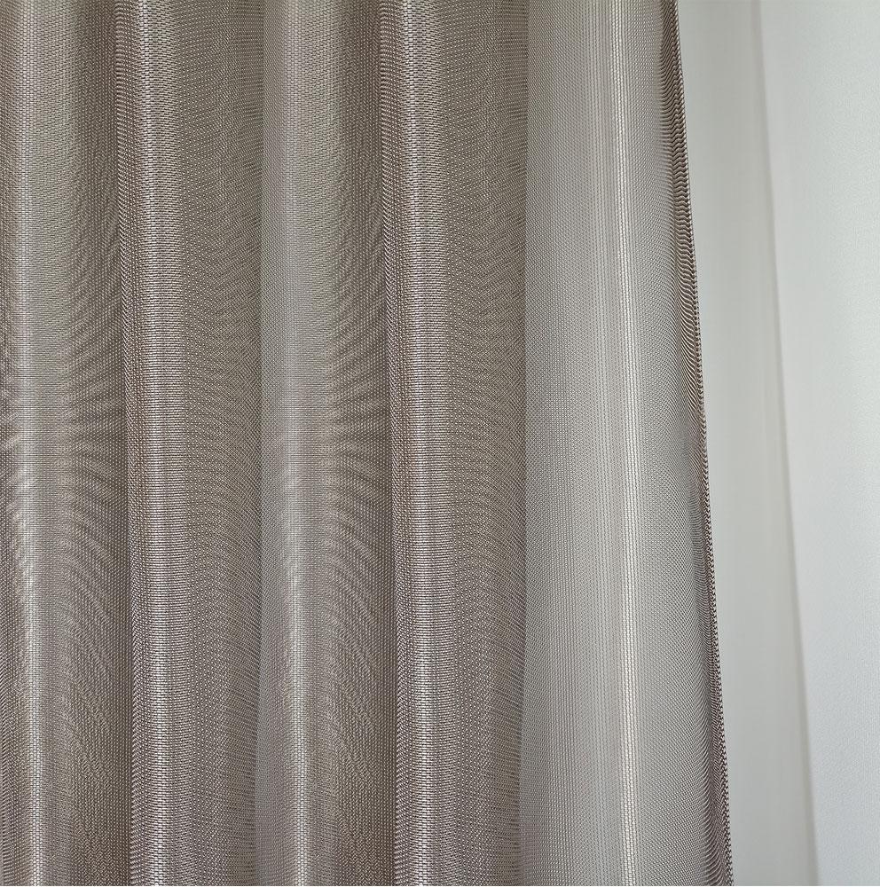 Комплект тюль на кухню сітка 140х170 см 2 шт. Темно-коричневий (20306- 140-2) - фото 3