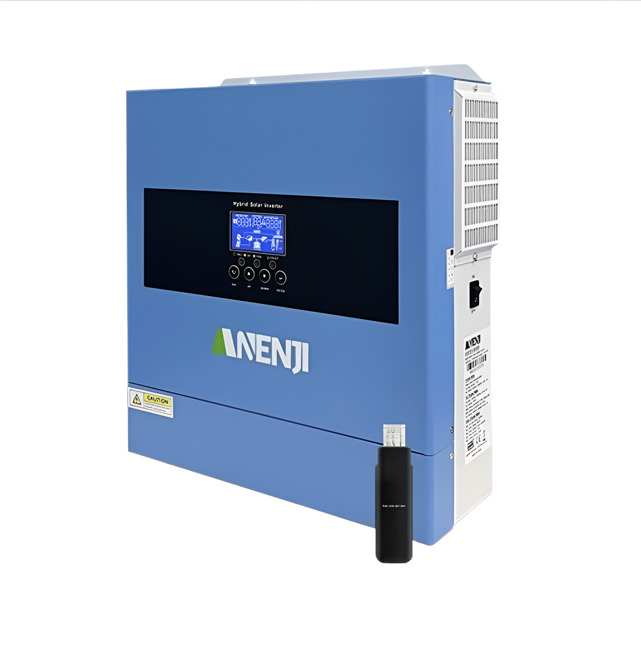 Гибридный инвертор ANENJI Wi-Fi 4200W/24V/60-500В Синий (ANJ-4200-24V-W) Гибридный инвертор ANENJI Wi-Fi 4200W/24V/60-500В Синий (ANJ-4200-24V-W)