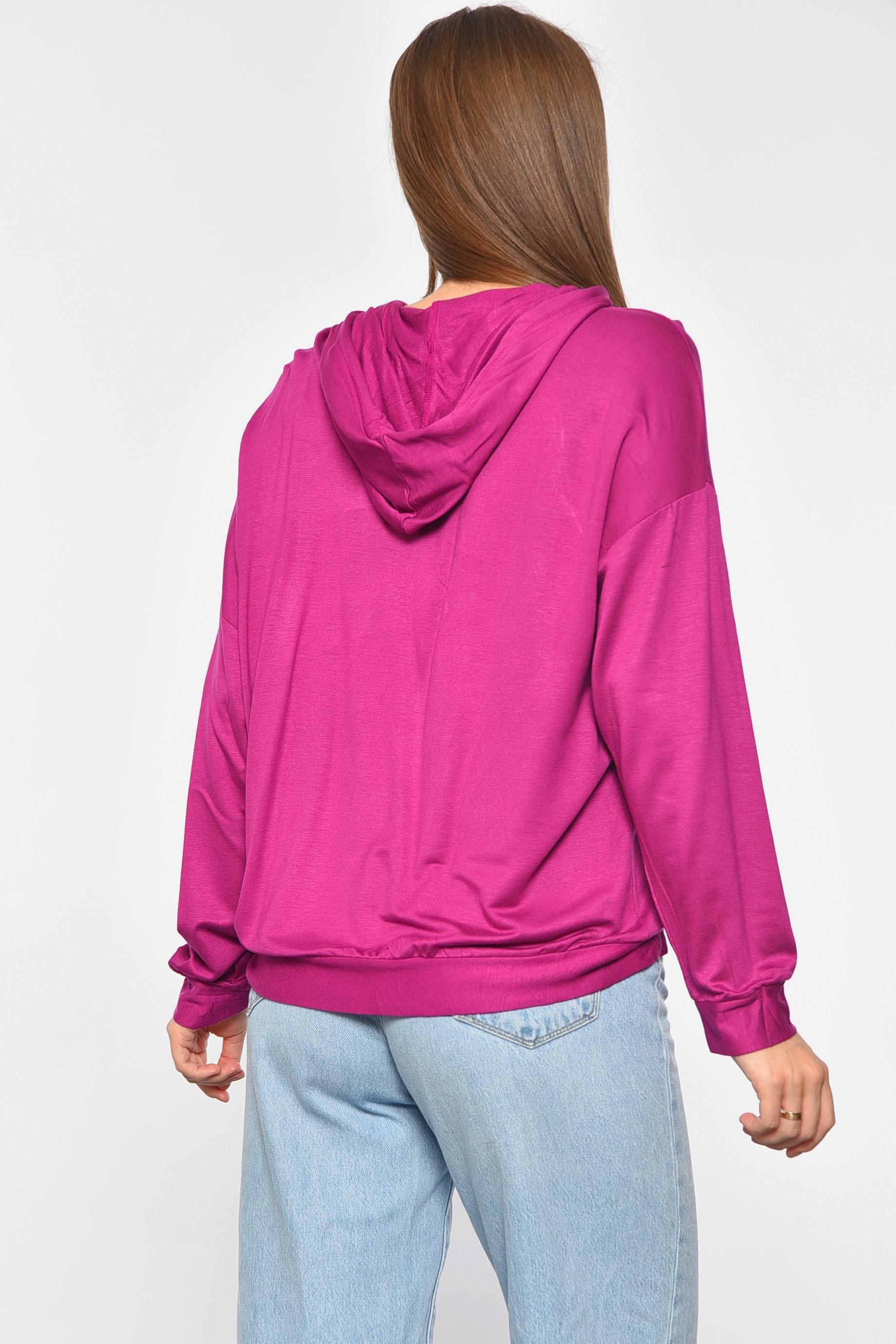 Худи женское M-L Фиолетовый (188009) - фото 3