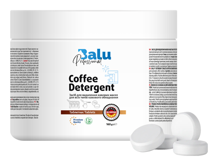 Засіб для видалення кавових олій Balu СOFFEE DETERGENT таблетки 160 г (00000013930)