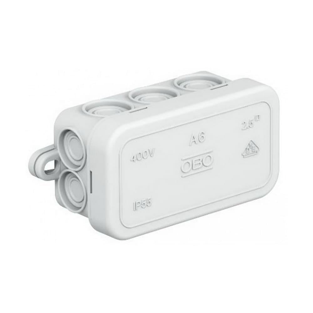 Распределительная коробка OBO Bettermann 80х43х34 A6 IP55 Серый (2000001)