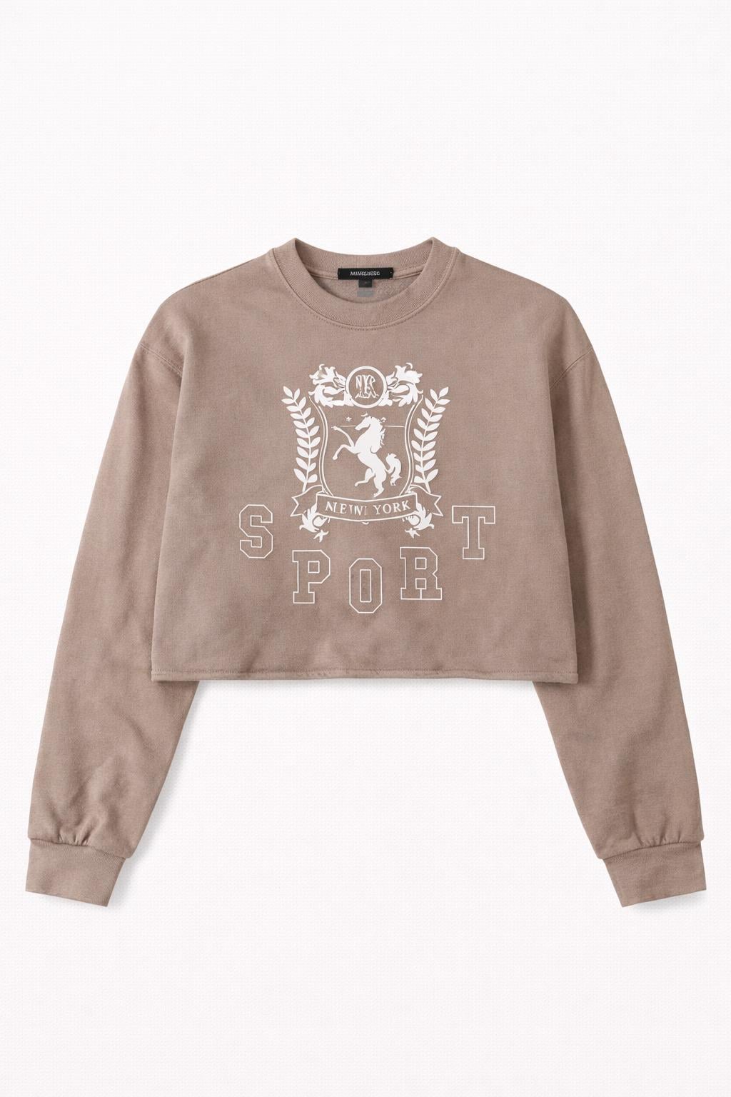 Свитшот Missguided р. 38 Бежевый (TJF25755)