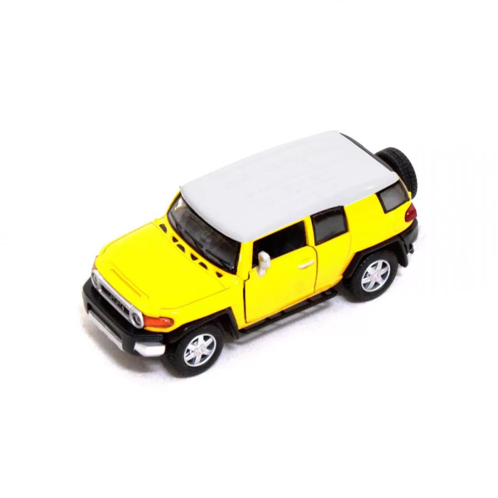 Машинка металева TOYOTA FJ CRUISER КТ5343 інерційна Жовтий (28722927) Машинка металева TOYOTA FJ CRUISER КТ5343 інерційна Жовтий (28722927)