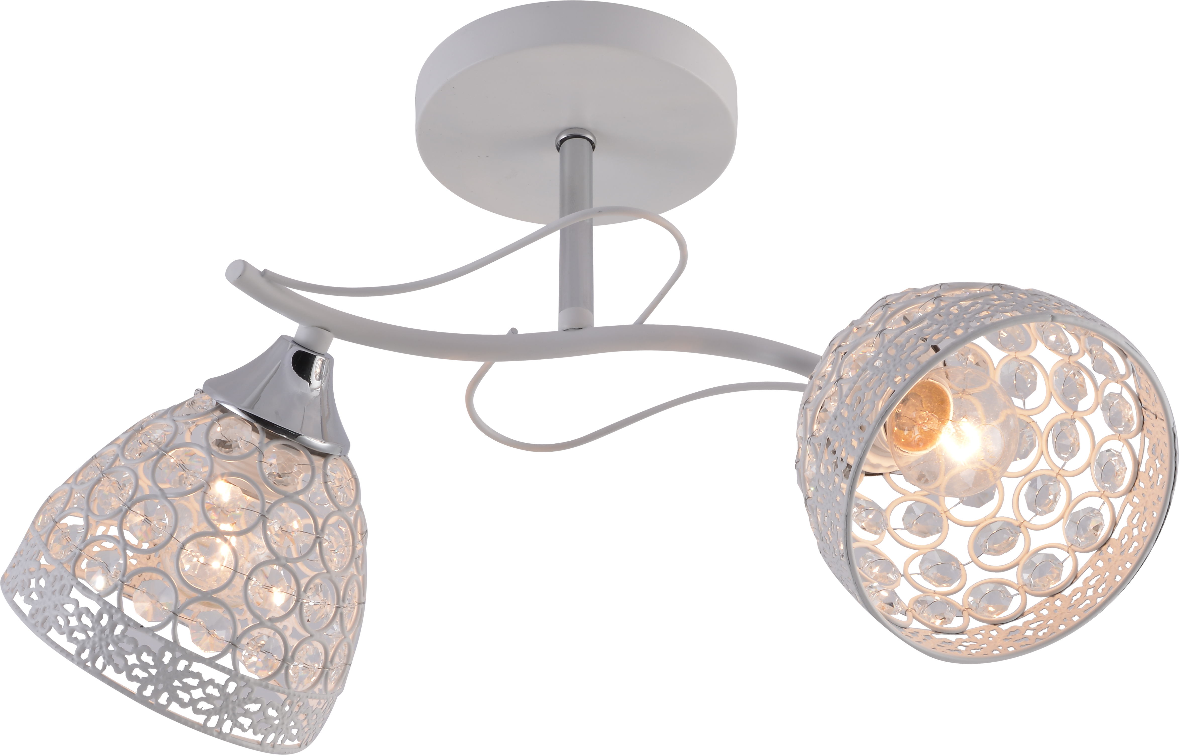 Люстра декоративная INTEREES IS XA1636B-2 WH/CR