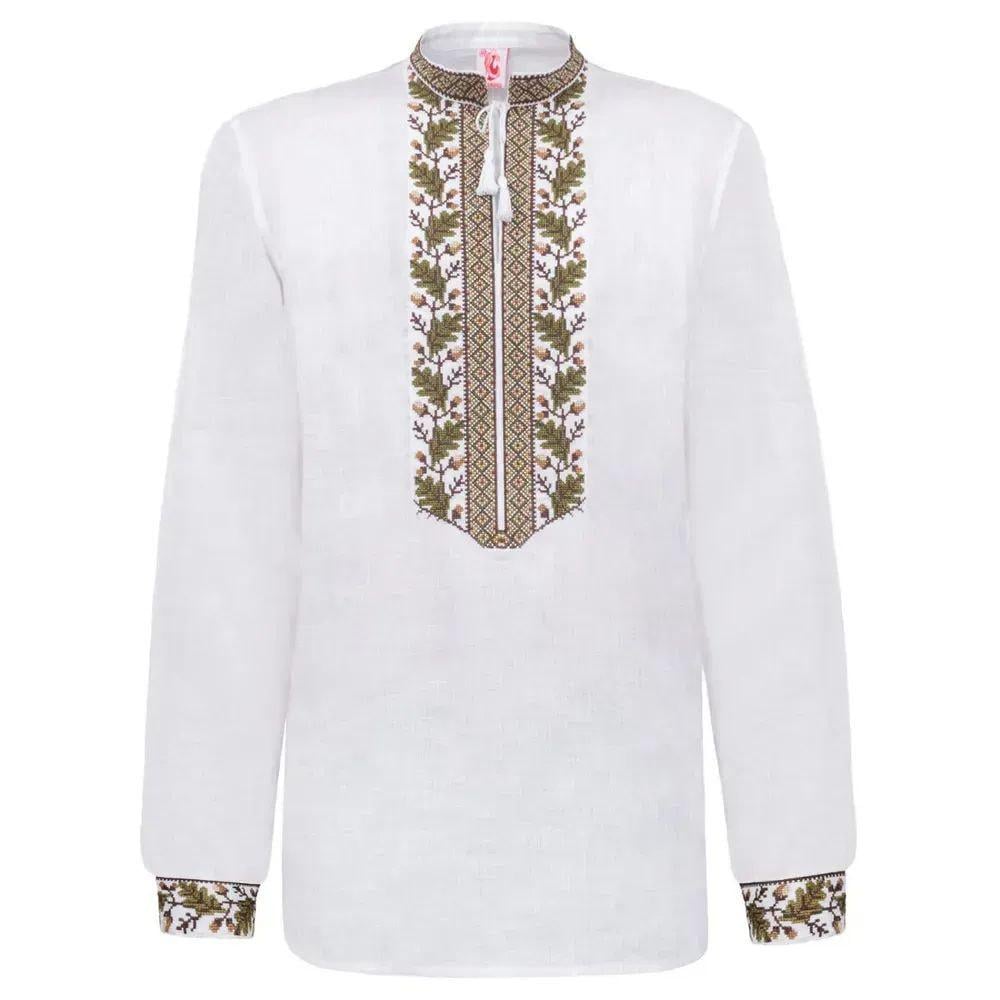 Вышиванка мужская р. 62 Белый (425) - фото 2 Вышиванка мужская р. 62 Белый (425) - фото 2