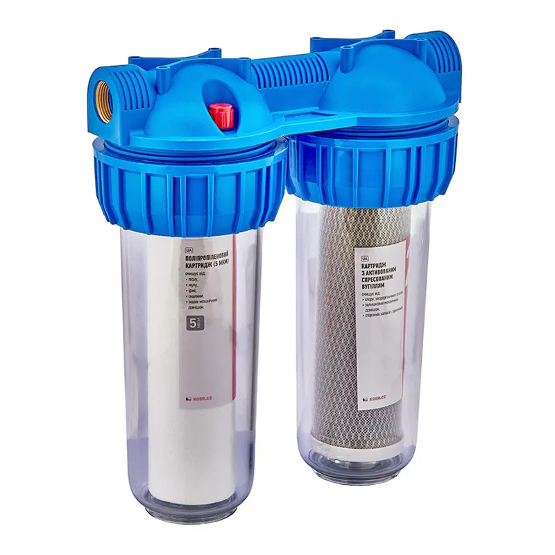 Фільтр для холодної води KOER KV-25-3/4 2 колби 8 атм. 3/4" (OL-KR5021)