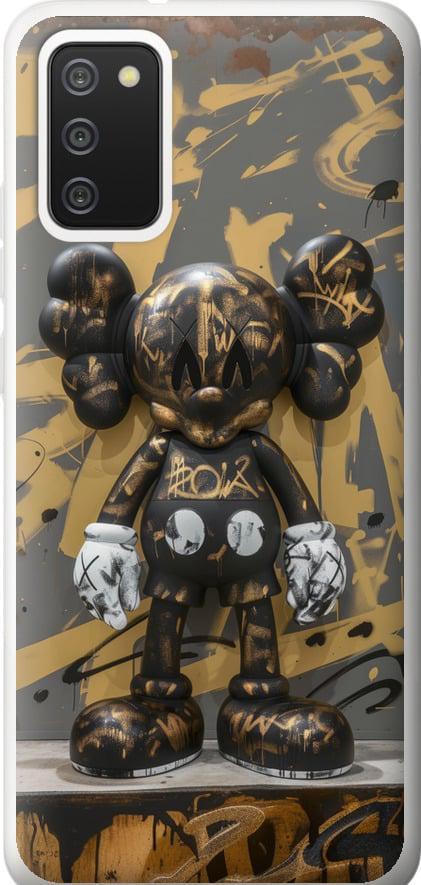 Чехол на Samsung Galaxy A02s A025F Bronze kaws (6097t-2203-42517)