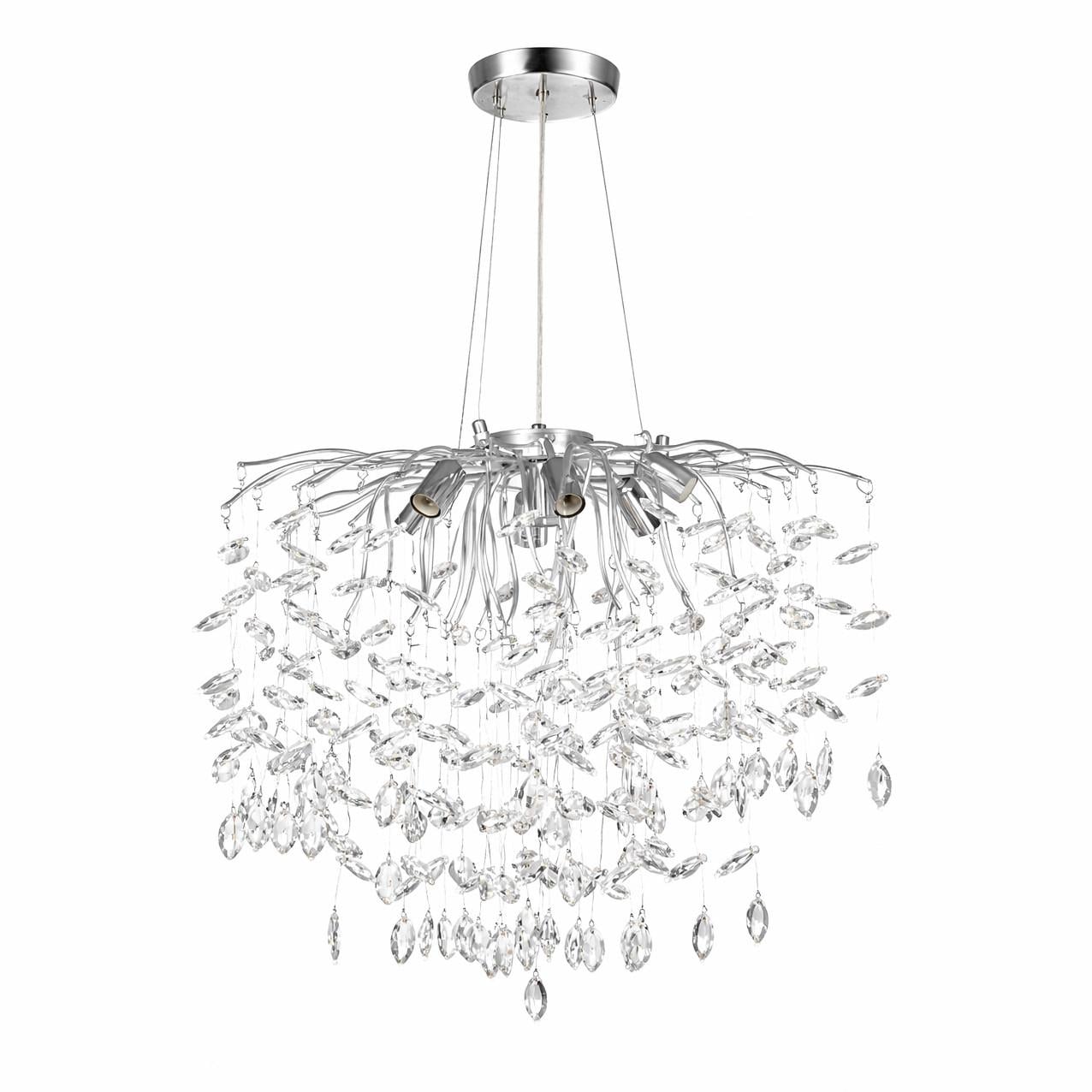 Люстра підвісна SIRIUS WM-7006 400-G9*5-38 CR Срібний (32695686)