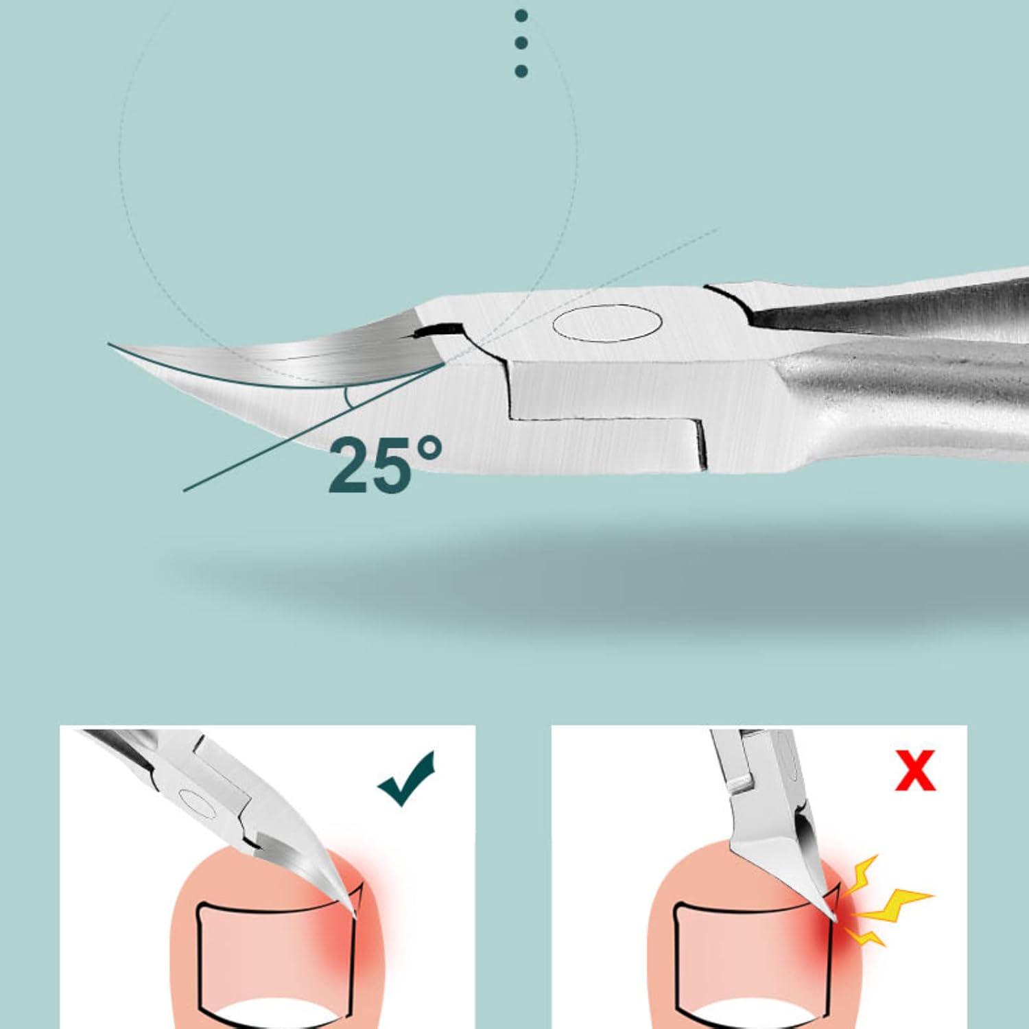 Кусачки для вросших или толстых ногтей Красный (0102/red) - фото 7