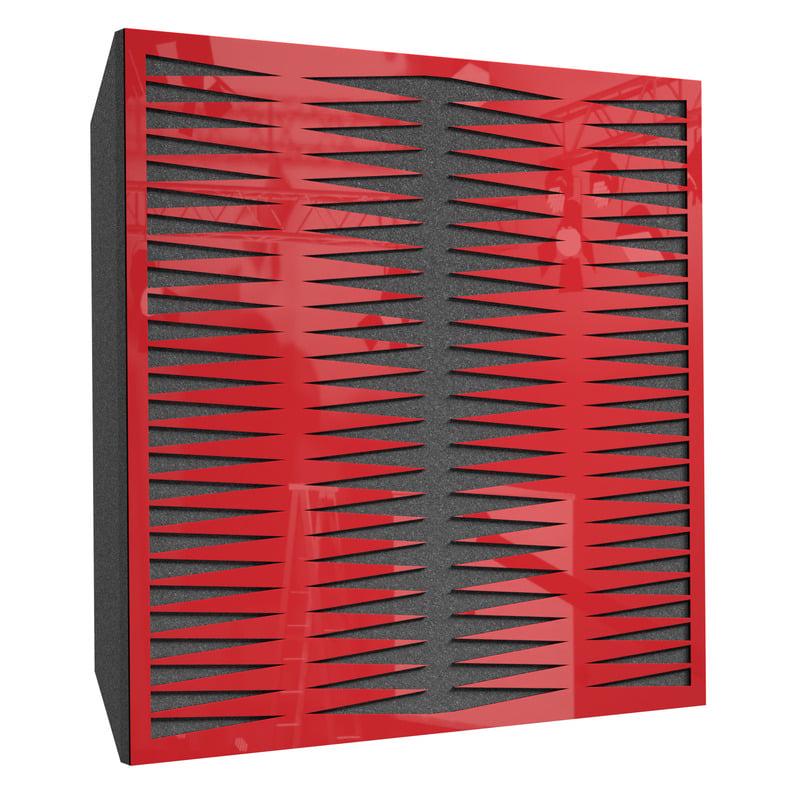 Акустическая панель Ecosound Backgammon Plastic 50х50 см 73 мм Красный (1210)