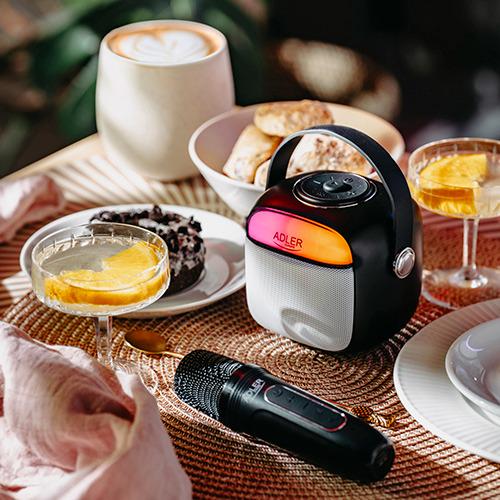 Караоке-колонка с микрофоном от батареи Черный - фото 12 Караоке-колонка с микрофоном от батареи Черный - фото 12